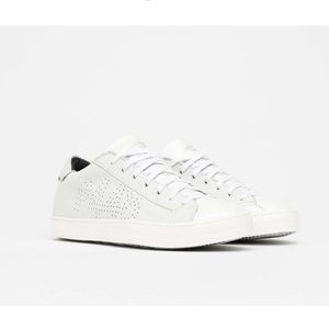 P448 John White Zebra/Beige Sneaker